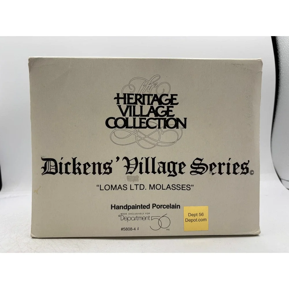 Department 56 1993 Vintage HVC Dickens Village Series Lomas Ltd. Molasses 5808-4
